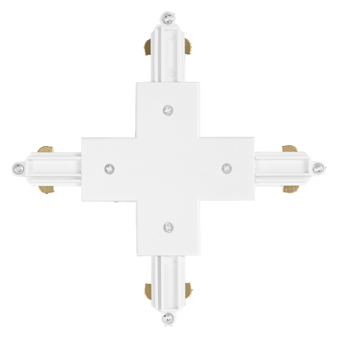 Tracklight Cross Connector White