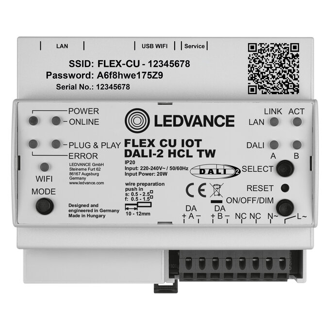 FLEX CONTROL UNIT IOT DALI-2 HCL TW
